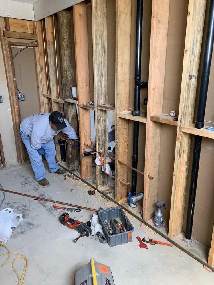 Commercial rough-in plumbing for Water Heater Replacement in Mahtomedi